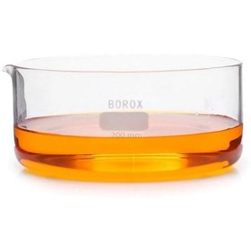 Resim Borox Cam Kristalizasyon Kutusu 200x100mm - Kristalizuar Kabı 