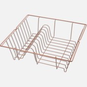 Resim Metaltex Bakır Dikdörtgen Tek Katlı 36x33x12 cm Metal Bulaşıklık 