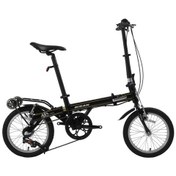 Resim Fx 3800 Bisan Katlanır Bisiklet 3 Vites Siyah - Sarı 