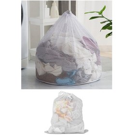 Resim 3lü Yıkama File Seti - Ayakkabı Filesi-plastik Aparatlı Sütyen Yıkama- Çamaşır Yıkama Filesi Beyaz 