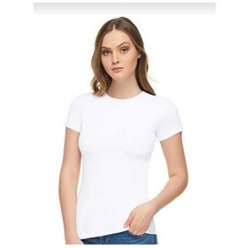 Resim Tutku Elit 2202 Kadın Elastan Sıfır Yaka Yarım Kol Atlet 6 Adet 001 