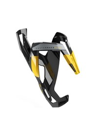 Resim Elite Custom Race Plus Bisiklet Matara Kafesi Siyah-Sarı Gri 