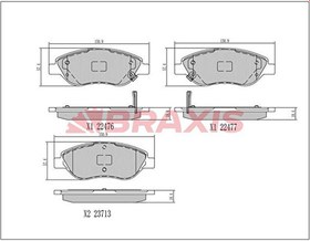 Resim FREN BALATASI ON EGEA 15- BUYUK TIP BRAXIS AA0696 