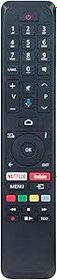 Resim AULCMEET Uzaktan kumanda, RC43160 Sub CT-8556 Hitachi LCD TV U65KA6150 43HAK6100 43HAL7150 U43KA6150 50HAK6351 65HAL7150 için uygun uzaktan kumandayı değiştirin 