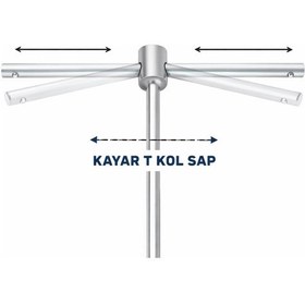 Resim Sonmıx Mafsallı T Kol Lokma 8 Mm 