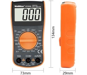 Resim Wellhise VC830L Ölçü Aleti Multimetre Avometre 