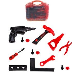 Resim Oyuncak Tamir Seti 14 Parça Çantalı Tamir Set Eğitici Tamir Seti 