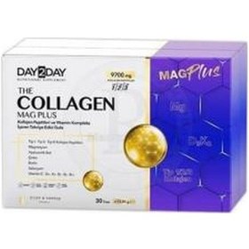 Resim Day2Day Collagen Mag Plus Çilek Karpuz Aromalı 30 Saşe 
