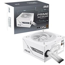Resim Asus PRIME-750B 750W 80+ Bronze Beyaz PSU 135mm Fanlı ATX Güç Kaynağı 