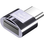 Resim Reedark Type-c Mikro Sd/tf Kart Okuyucu, Cep Telefonu/tablet/dizüstü Bilgisayara Uyumlu, Hızlı Tanıma, Plug & Play, Gri Renk, Zinc Alloy 