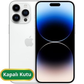 Resim Apple iPhone 14 Pro Max YD Sıfır Kapalı Kutu | 256 GB Gümüş 