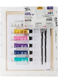 Resim M.m. Kanvas Tablo Ve Boyama Seti 9 Parça - Fil 