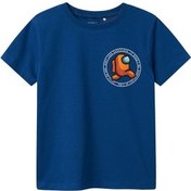 Resim Name It Nkmjett Amongus Nreg Ss Top Box Sky Çocuk T-Shirt Mavi 