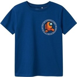 Resim Name It Nkmjett Amongus Nreg Ss Top Box Sky Çocuk T-Shirt Mavi 