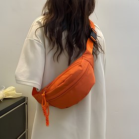 Resim Anneler Günü Kore Stili Azimkâr Nylon Çanta, Yeni Dokulu Omuz Çantası, Çapraz Göğüs Çantası, Küçük Bel Çantası. 