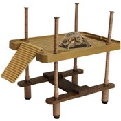 Resim Su Kaplumbağaları İçin Büyük Kaplumbağa Basma Platformu, Kaplumbağa Severler İçin Kaplumbağa Platformu, Boyut: L 