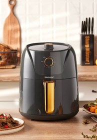 Resim HOMEND Airfryday 2505h 8 Farklı Programlı, 4,3 Litre Airfryer Antrasit 