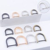 Resim 2 adet Çinko Alaşımlı At Ayaklı Kilit D-Rings, DIY Çanta Anahtarlık, Anahtar Tutucu, Fermuar Çekiç, Bilezik Aksesuarları, DIY Cüzdan Yapımı için Vidala Kilit 