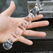 Resim Bir Şeffaf Cam Bambu, Dövülmüş Camdan Yapılmış, El Sanatları Malzemeleri İçin Uygun, Dekoratif Bir Parça Olarak veya Tatil Hediyesi Olarak Mükemmel, El Yapımı Malzemeler, Mozaik Taşlar El Sanatları İçin, Mozaik Taş, Mozaik, Mozaik Karolar 