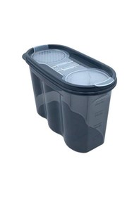 Resim 2 Kapaklı Ölçekli Erzak Saklama Kabı - 1,2 Litre - Sa930 Çok Renkli 