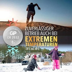 Resim Hype Store 3V Lithium Knopfzellen, 20 Stück Li-Mn Knopfbatterien Cr 2032 - 3 Volt Im 20-Er Pack, Batterien Einzeln Entnehmbar (Markenprodukt) 