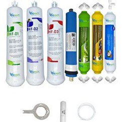 Resim Pemax Water Solutions Kapalı Kasa Su Arıtma Cihazlarına HFT 7'li Vontron Mebran Alkali-Mineral-Tatlandırıcı 