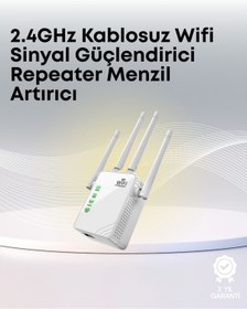 Resim Clevora Yüksek Hızlı Parazit Önleyici WiFi Repeater Router 