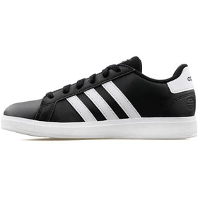 Resim adidas Grand Court 2,0 K Genç Tenis Ayakkabısı GW6503 Siyah 
