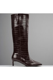 Resim runa shoes kroko detay topuklu çizme 
