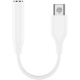 Resim Samsung Typ-c Için 3.5mm Aux, Kulaklık Ve Mikrofon Adaptörü, Siyah / Beyaz 