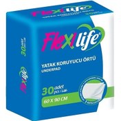 Resim Flexilife Yatak Koruyucu Örtü Köpek Çiş Pedi 2 x 30'lu 60 x 90 CM 
