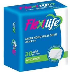 Resim Flexilife Yatak Koruyucu Örtü Köpek Çiş Pedi 2 x 30'lu 60 x 90 CM 