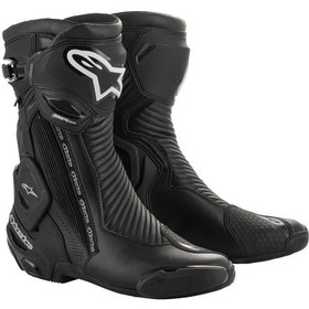 Resim Alpinestars Smx Plus V2 Gtx Korumalı Motosiklet Botu Siyah Gümüş 