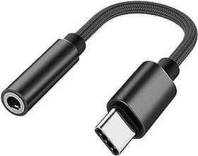 Resim PADCR USB C kulaklık adaptörü, USB-C - 3,5 mm jak kulaklık ses adaptörü, evrensel siyah 