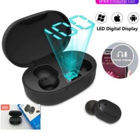 Resim İklimStore E6s Kablosuz Kulaklık Dijital Göstergeli Bluetooth Kulaklık 5.0 - Mi8606-8221 