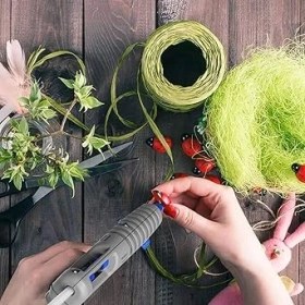 Resim Sıcak Tutkal Çubukları, 20 Adet 11 mm x 180 mm Sıcak Tutkal Tabancası Için Isıyla Eriyen Tutkal Çubukları 