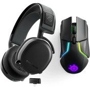 Resim Steelseries Arctis 7+ Plus Wireless Kablosuz Gaming Kulaklık + Rival 650 Kablosuz Oyuncu Mouse 