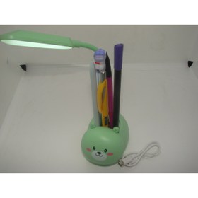 Resim HALL BREATHE Sevimli kedi tasarımlı çocuk odası masa lambası, renkli ve USB ışıklandırma 