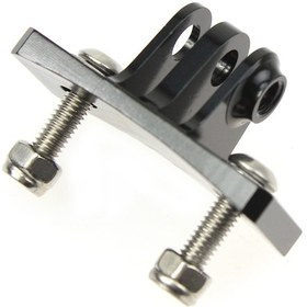 Resim Siyah-alüminyum Mini Tripod Başkanı Kask Sabit Adaptör Dağı Gopro Hero 10 9 8 7 6 5 Insta360 One R Eylem Kamera Bisiklet Bisiklet 