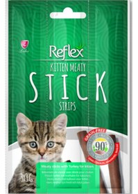 Resim Reflex Kitten Stick Hindi Etli Kedi Ödül Maması 3 x 3 G 