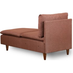 Resim Pafu Lungo Dinlenme Modül - Açık Kahve Keten 