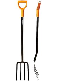 Resim Fiskars 133423 Solid Bahçe Beli - Bahçe Belleme Çatalı 