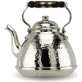 Resim Tekli Dövmeli Nikel Kaplama Ihlamur Bakır Çaydanlık 3 Lt Bakır 