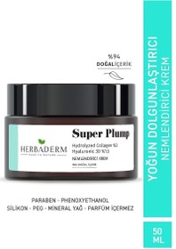 Resim Herbaderm super plump - dolgunlaştırıcı ve kırışıklık karşıtı nemlendirici krem 50 ml 