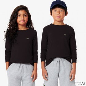Resim Lacoste Classic Çocuk Siyah T-Shirt 