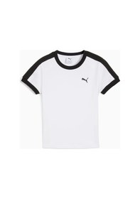 Resim Puma T7 Kadın Beyaz Tişört 632129-02 Beyaz 