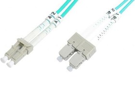 Resim BC-FO-5LCSC-03/3 Beek LC-SC Fiber Optik Patch Kablo, 3 metre, Multimode, Duplex, 50/125, OM 3, LSZH 
