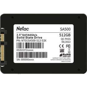 Resim Netac SA500 2.5" 512 GB 520/450 MB/S SATA 3 SSD 