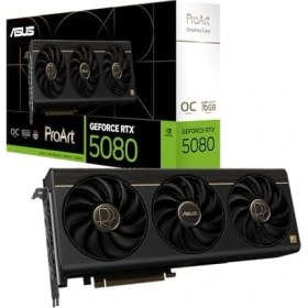 Resim SDT Group PROART-RTX5080-O16G-NVIDIA-GEFORCE-RTX 5080-16GB GDDR7-256BIT-OC-2XHDMI-3XDP-RGB-DLSS4 Ekran Kartı 