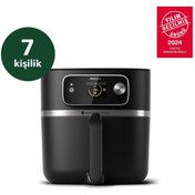 Resim Philips EVİM HD9880 Airfryer 7000 Serisi XXL Connected, Gıda termometreli, 2 kg, 8.3 L Kapasite, Connected 